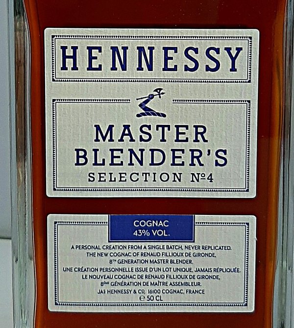 HENNESSY MASTER BLENDER'S SELECTION EDITION No . 4 Cognac