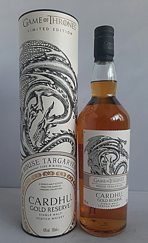 Haus Targaryen Game of Thrones Cardhu Gold Reserve  Whisky