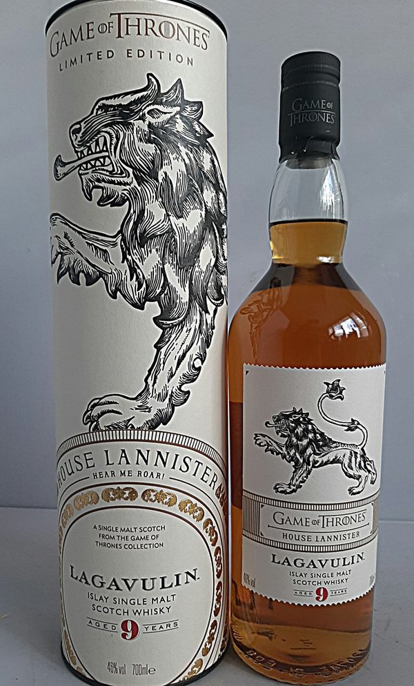 GAME OF THRONES HOUSE LANISTER LAGAVULIN 9 JAHRE  Whisky LIMITED EDITION