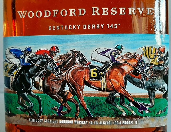 WOODFORD RESERVE DERBY BOTTLE 2019 EDITION BOURBON WHISKEY