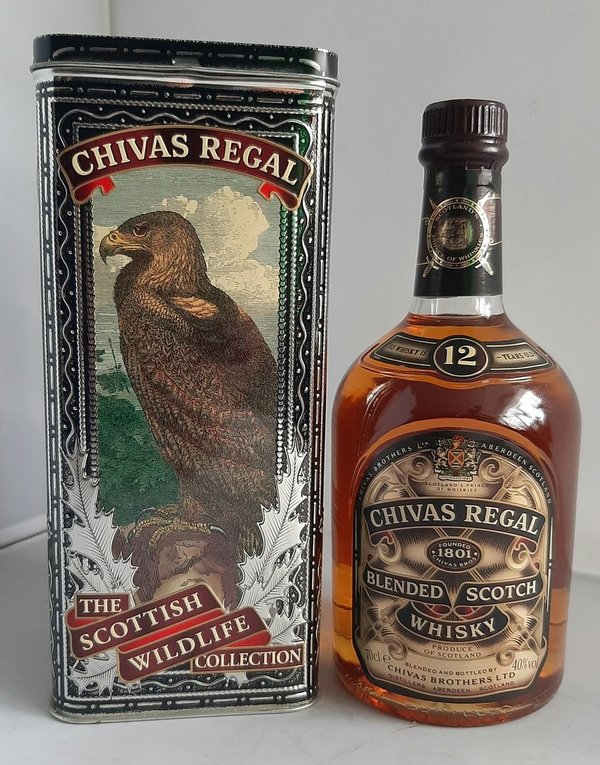 Chivas Regal Whisky 12 YEARS OLD WILDLIFE COLLECTION