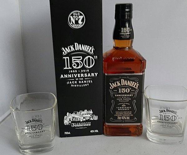 Jack Daniels Whiskey 0,7 L 150 ANNIVERSARY Box
