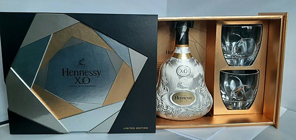 Hennessy XO  ans ICE Limited Edition  700ml + 2 Gläser GB