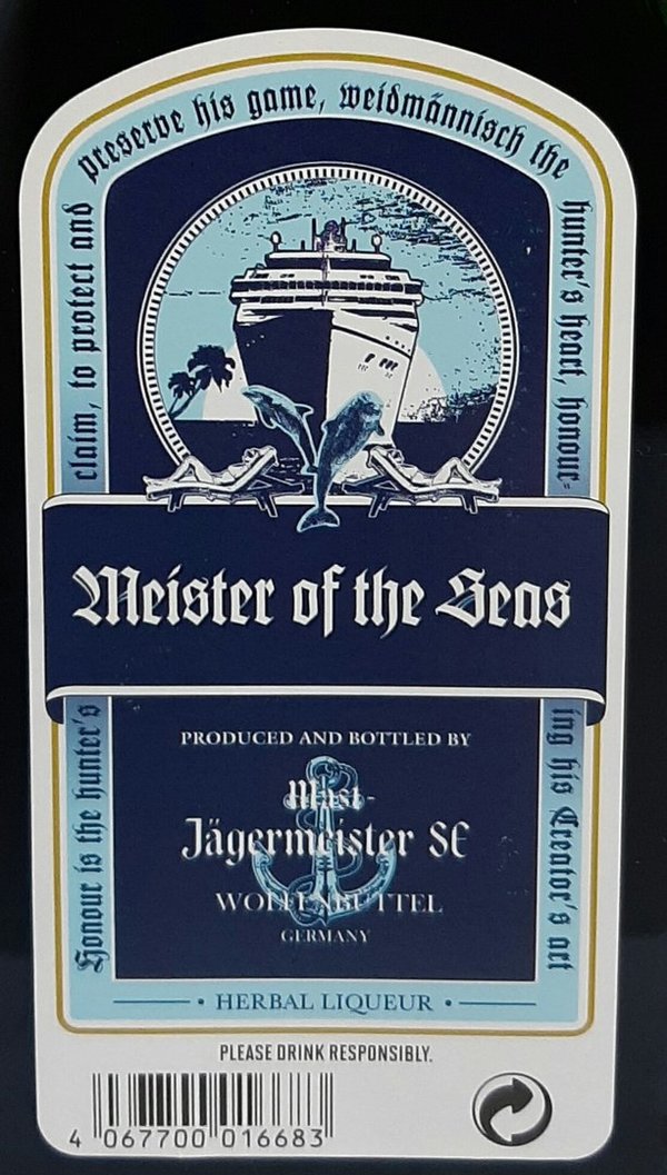 Jägermeister MEISTER OF THE SEAS 1 L Flasche
