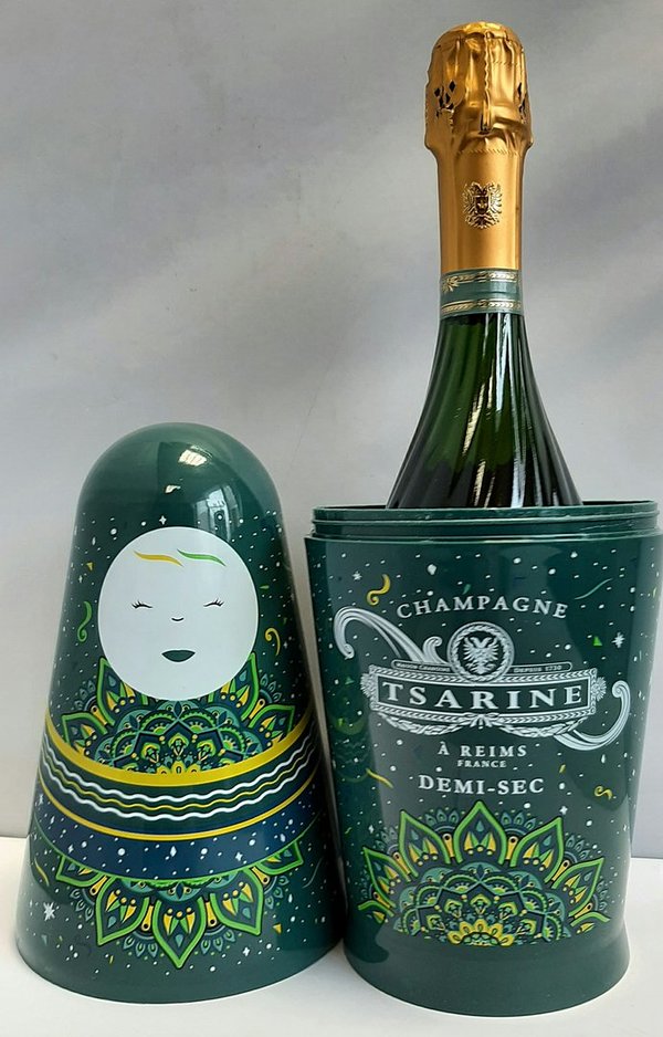 Champagner Tsarine DEMI-SEC in MATRIOCHKA Geschenkverpackung