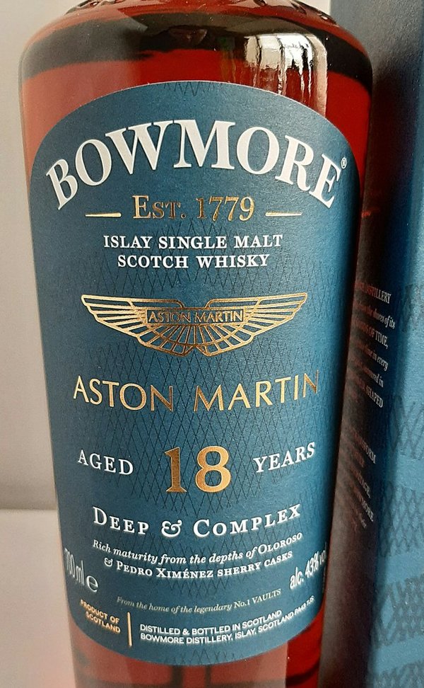 Bowmore 18 Year Old Whisky Aston Martin Edition
